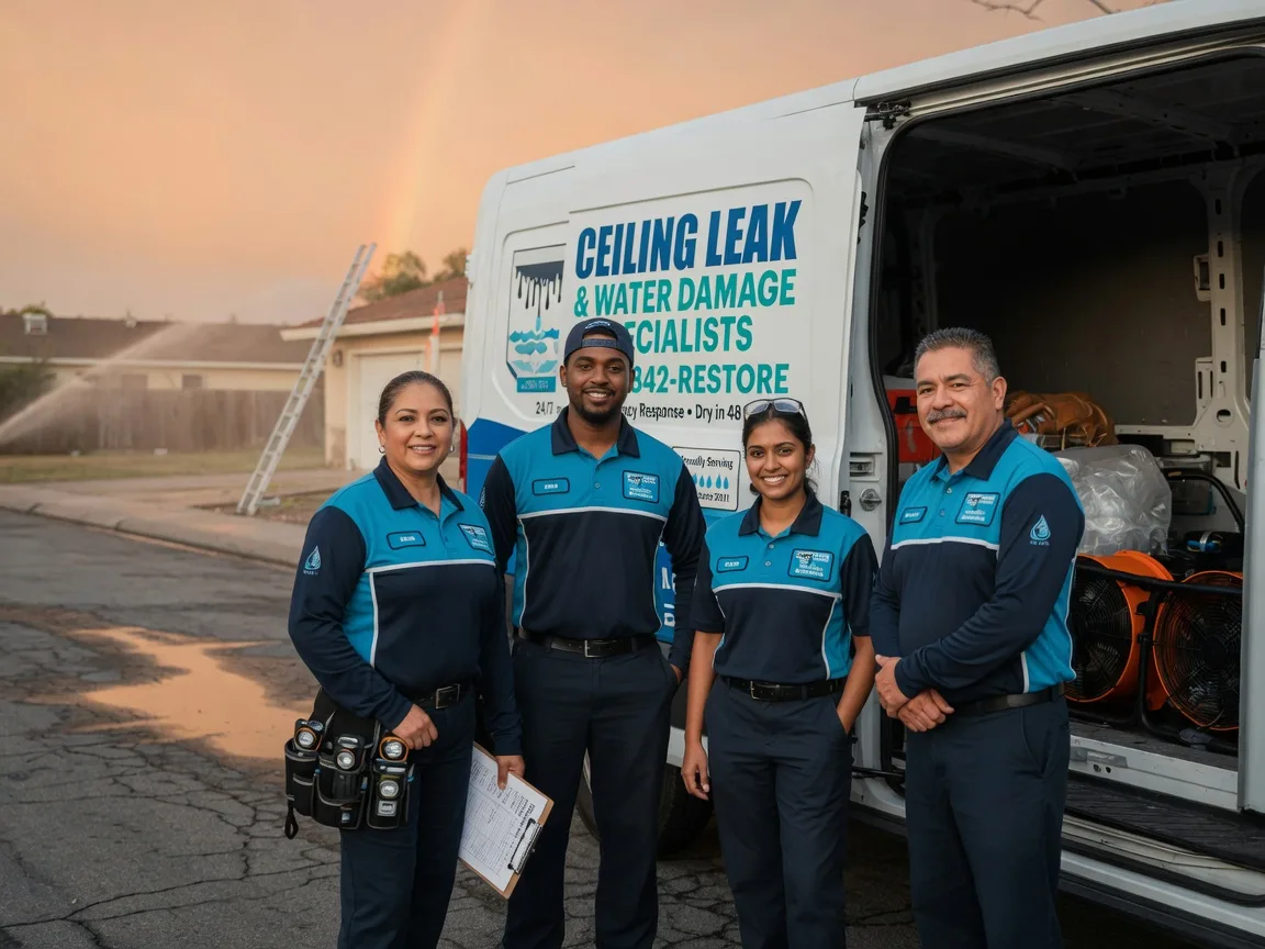 Ceiling Leak Cleanup company in Wales, MA